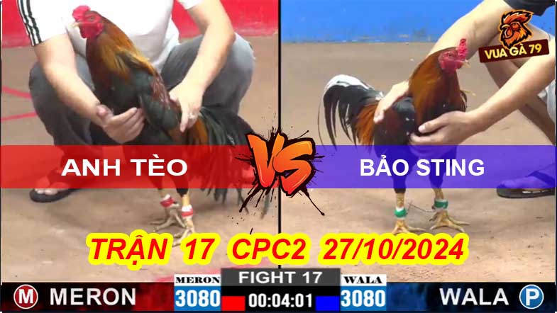 Trận 17 CPC2 27/10/2024 –Anh Tèo Lụm Bảo Sting