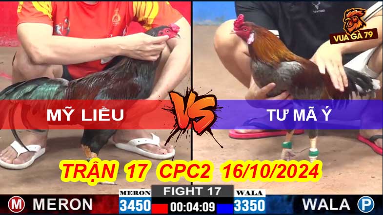 Trận 17 CPC2 16/10/2024 – Mỹ Liều Nài Gà Hạ Anh Tư Mã Ý