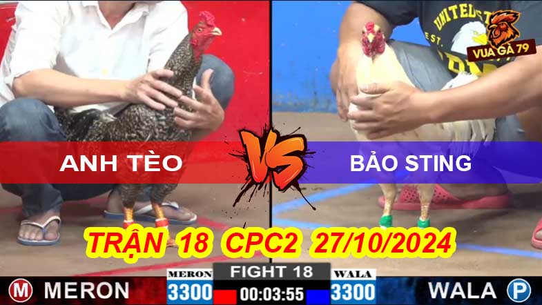 Trận 18 CPC2 27/10/2024 –Bướm Bảo Sting Lại Bị Hạ