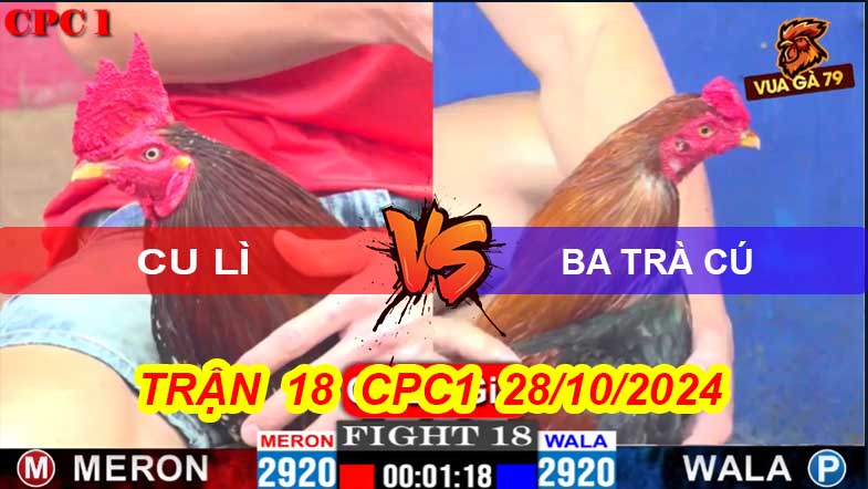 Trận 18 Giải CPC1 28/10/2024 –Cu Lì - Anh Ba Trà Cú