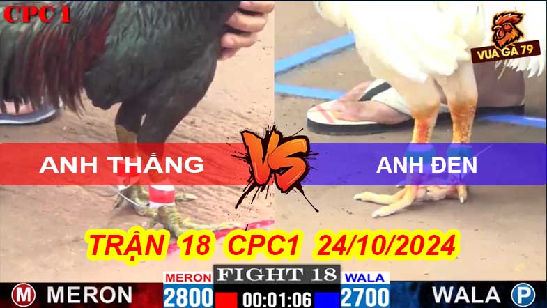 Trận 18 CPC1 24/10/2024 – Anh Thắng Hạ Anh Đen