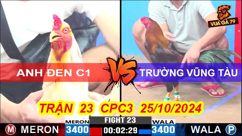 Trận 23 CPC3 25/10/2024 – Anh Đen Bị Trường VT Hạ