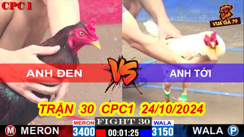 Trận 30 CPC1 24/10/2024 –Gà Điều Xanh Đâm Nhu Máy Chém