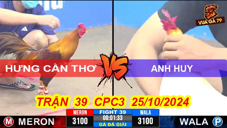 Trận 39 Giải CPC3 25/10/2024 – Hưng Cần Thơ Hạ A Huy