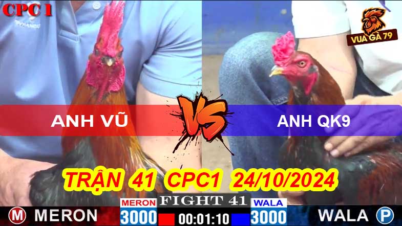 Trận 41 CPC1 24/10/2024 –Que Chân Xanh Hạ Điều Mồng Lá