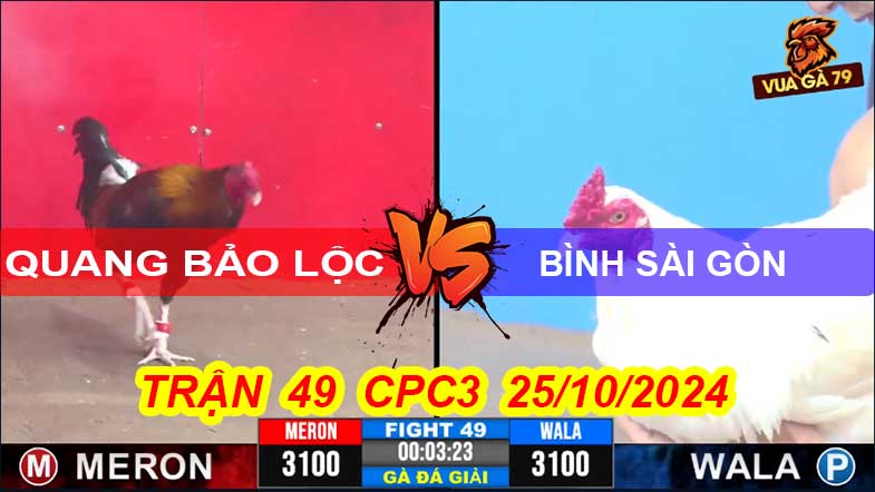 Trận 49 Giải CPC3 25/10/2024 –Bình Sài Gòn Mất Cup