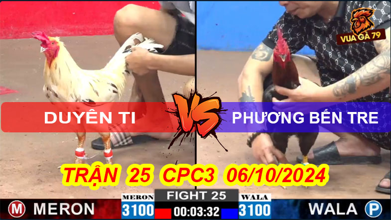 Trận 25 Giải CPC3 06/10/2024 - Duyên Ti Lại Bị Hạ