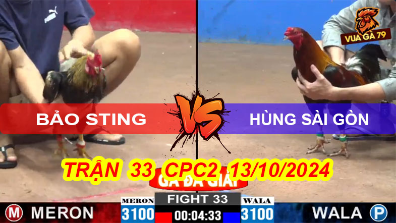 Trận 33 Giải CPC2 13/10/2024 – Bảo Sting Hạ Hùng SG Lấy Giải Nhì