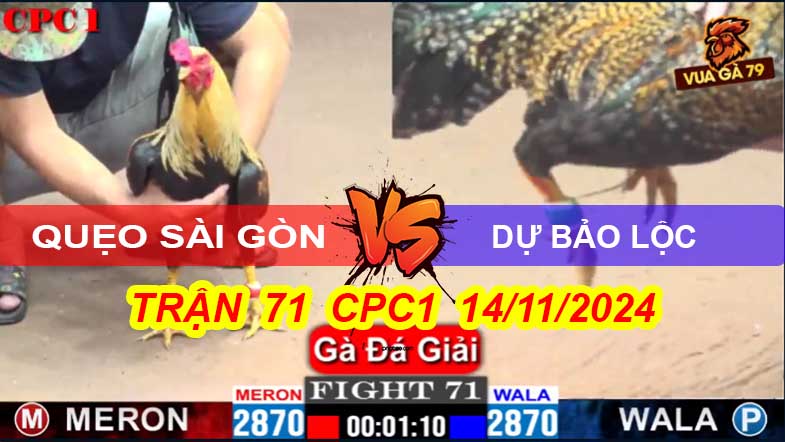 Quẹo Sài Gòn - Dự Bảo Lộc Trận 71 Giải CPC1 14/11/2024