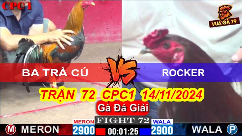 Ba Trà Cú - Rocker Trận 72 Giải CPC1 14/11/2024